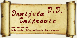 Danijela Dmitrović vizit kartica